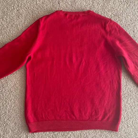 SWEATER - Alfred Dunner red embroidered pullover sweater petite large - Picture 2 of 7